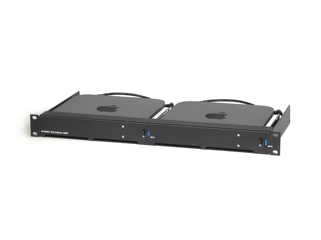 z00vtqnnsbmzpowsmmja Sonnet RackMac mini - 1U Rack Kit for 2 Mac minis (Intel & M1)